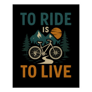Pour Faire Le Tour, C'Est Vivre Vélo Poster