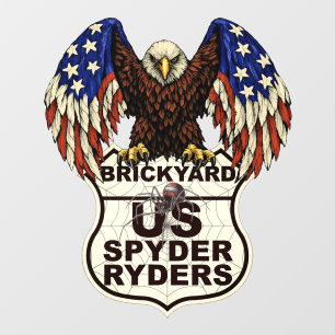 Pour Fenêtre Chapitre Brickyard - Autocollant Logo Aigle