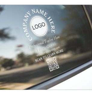 Pour Fenêtre Code QR du logo d'entreprise Autocollant de fenêtr