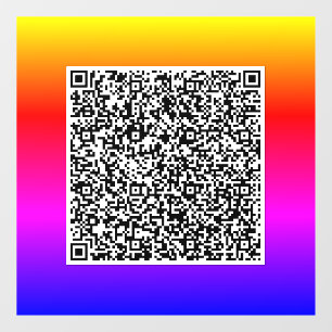 Pour Fenêtre Code QR personnalisé Scan Votre Autocollant de fen