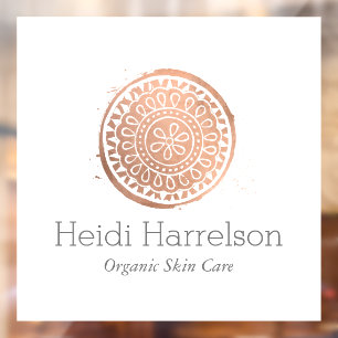 Pour Fenêtre Logo Mandala de beauté élégant Autocollant de fenê