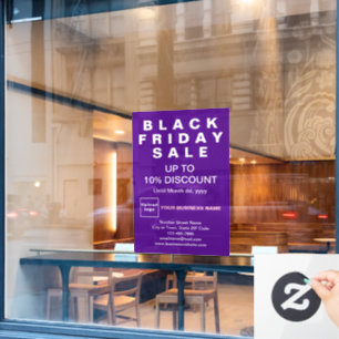 Pour Fenêtre Vente du Black Friday Entreprise Autocollant de fe