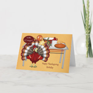 Pour Fêtes Annuelles Anniversaire De Thanksgiving Cartes De Voeux