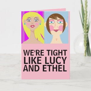 POUR FÊTES ANNUELLES BBF, BEST AMIS FOREVER GREETING CARTES