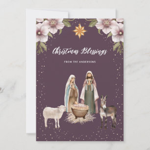 Pour Fêtes Annuelles Belles Cartes de Noël chrétiennes religieuses