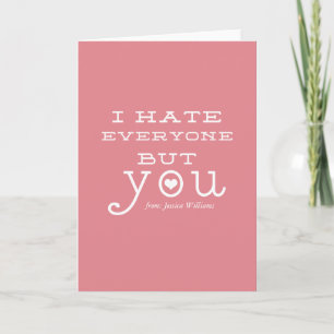 Pour Fêtes Annuelles Cartes anti-Saint-Valentin
