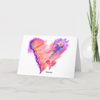 Pour Fêtes Annuelles CARTES - Coeur senti