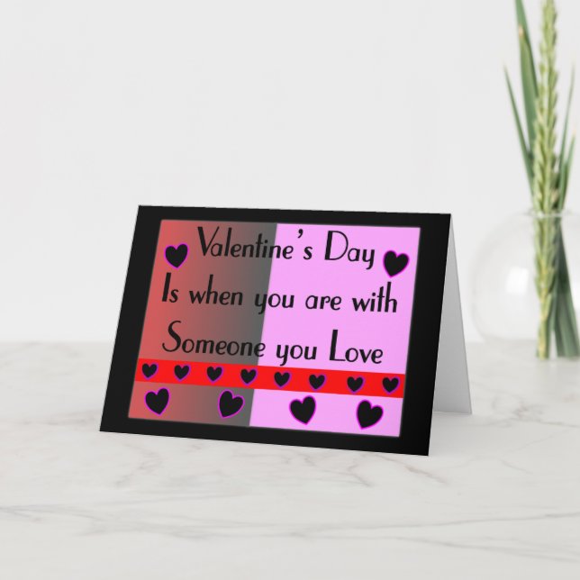 Pour Fêtes Annuelles Cartes Cruel et Moyenne Valentine (Devant)