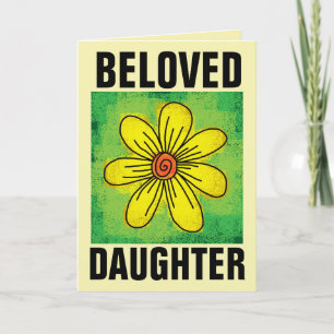POUR FÊTES ANNUELLES CARTES D'ANNIVERSAIRE DE LA FILLE DE SOUFFRE