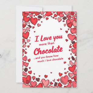 Pour Fêtes Annuelles Cartes de chocolat drôles de la Saint-Valentin