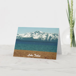 Pour Fêtes Annuelles Cartes de collection de Noël du lac Tahoe