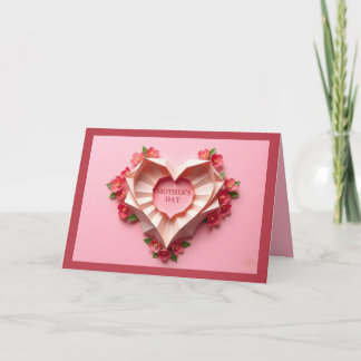 Pour Fêtes Annuelles Cartes de Fête des Mères Fleurs en Origami (4)