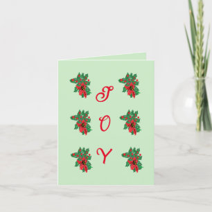 Pour Fêtes Annuelles Cartes de fin de année : Joie De Noël