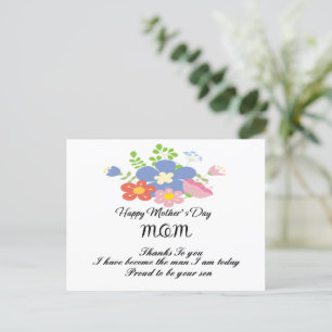 Pour Fêtes Annuelles cartes de jour de mère heureuse