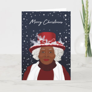 Pour Fêtes Annuelles Cartes de Noël afro-américaines
