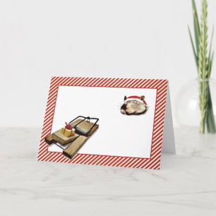 Pour Fêtes Annuelles Cartes de Noël amusantes