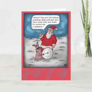 Pour Fêtes Annuelles Cartes de Noël amusantes : Fûts de Noël