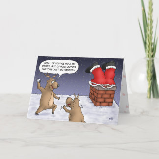 Pour Fêtes Annuelles Cartes de Noël amusantes : Opportunités