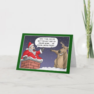 Pour Fêtes Annuelles Cartes de Noël amusantes : Post en ligne