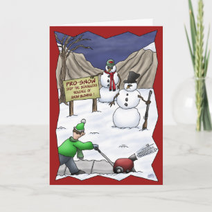 Pour Fêtes Annuelles Cartes de Noël amusantes : Pro-Snow