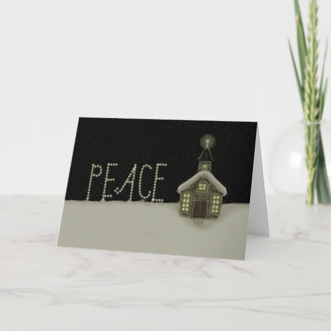 Pour Fêtes Annuelles Cartes de Noël chrétiennes (Devant)