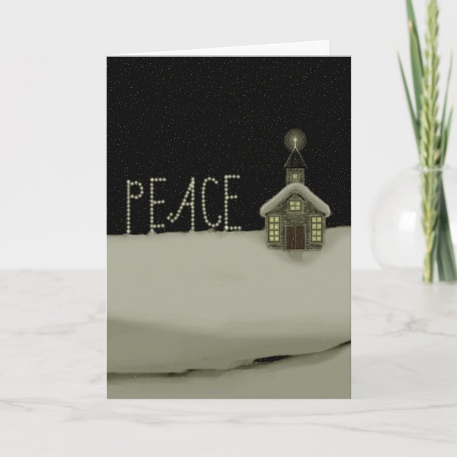 Pour Fêtes Annuelles Cartes de Noël chrétiennes (Devant)