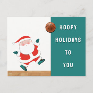 Pour Fêtes Annuelles Cartes de Noël de Basketball