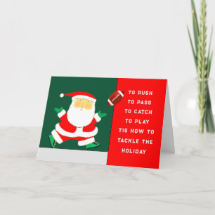 Pour Fêtes Annuelles Cartes de Noël de football