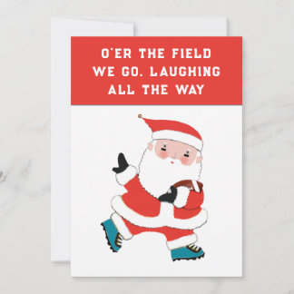 Pour Fêtes Annuelles Cartes de Noël de football