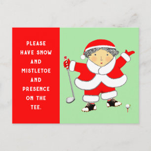 Pour Fêtes Annuelles Cartes de Noël de golf