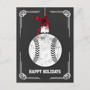 Pour Fêtes Annuelles Cartes de Noël de joueur de baseball sur tableau n