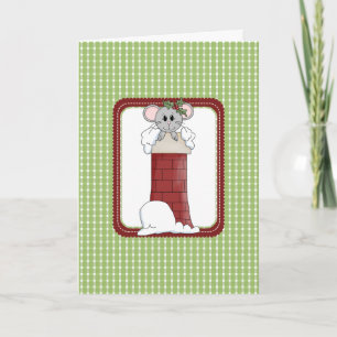 Pour Fêtes Annuelles Cartes de Noël de la souris