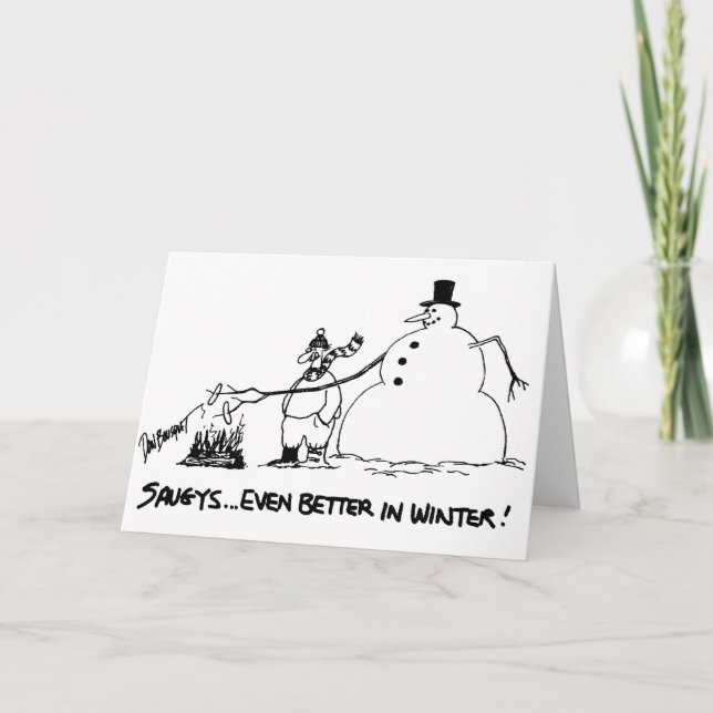 Pour Fêtes Annuelles Cartes de Noël de Saugy (Devant)