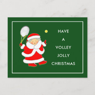 Pour Fêtes Annuelles Cartes de Noël de tennis