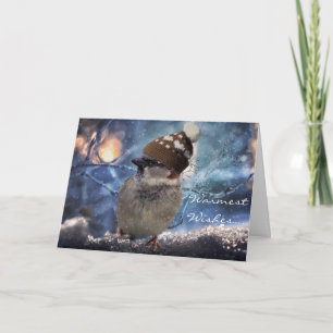 Pour Fêtes Annuelles Cartes de Noël de vacances de nature d'oiseau de