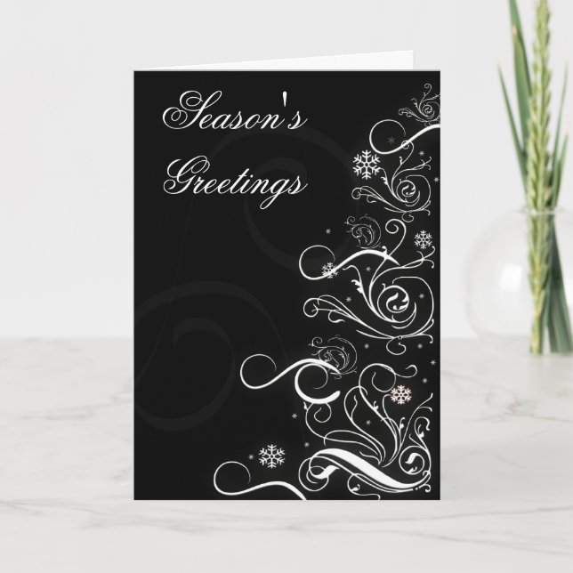 Pour Fêtes Annuelles Cartes de Noël d'entreprise (Devant)
