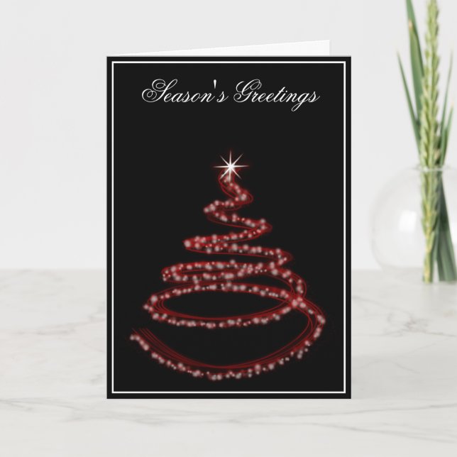 Pour Fêtes Annuelles Cartes de Noël d'entreprise (Devant)