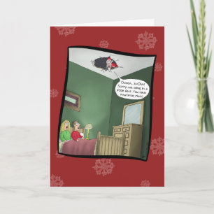 Pour Fêtes Annuelles Cartes de Noël drôles : L'accident
