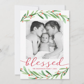Pour Fêtes Annuelles Cartes de Noël en rouge et vert