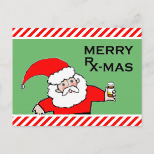 Pour Fêtes Annuelles Cartes de Noël médicales