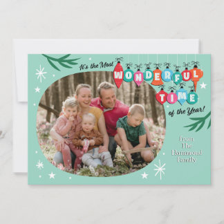 Pour Fêtes Annuelles Cartes de Noël rétro photo années 50 Vintage