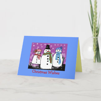 Pour Fêtes Annuelles Cartes de Noël Snowfolk