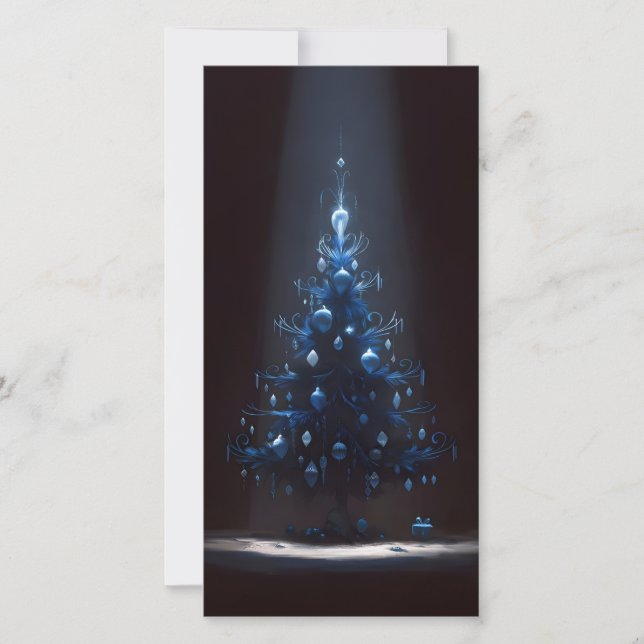 Pour Fêtes Annuelles Cartes de Noël Sombres et Inhabituelles (Devant)