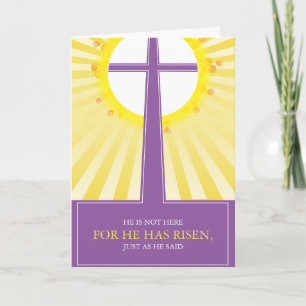 Pour Fêtes Annuelles Cartes de Pâques religieuses : Il est levé