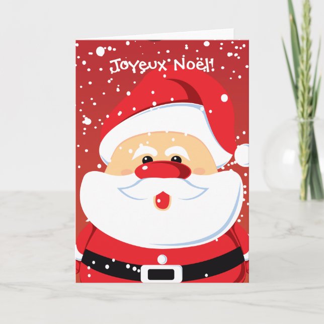 Pour Fêtes Annuelles Cartes de Père Noël le père noël (Devant)