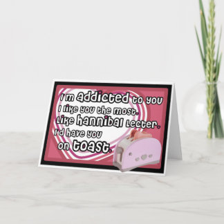 Pour Fêtes Annuelles Cartes de rôdeur - sur le pain grillé