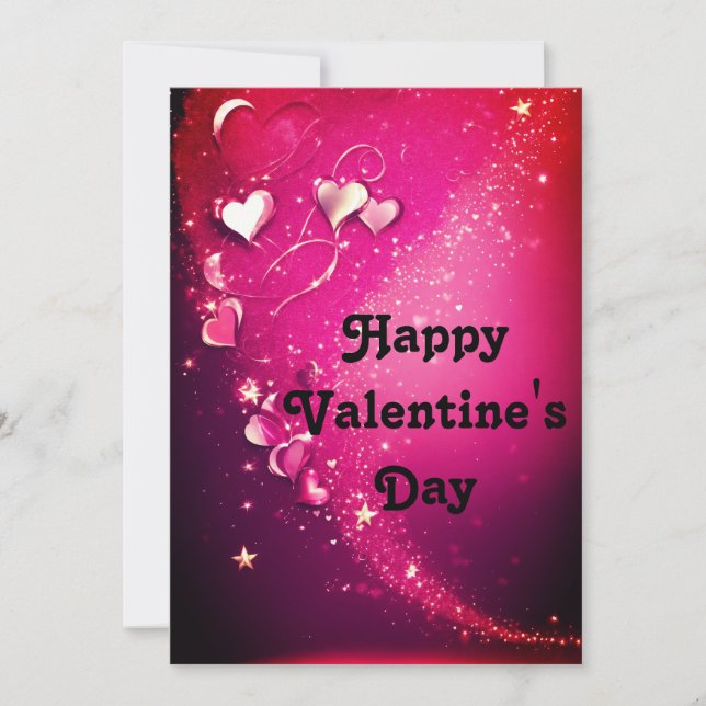 Pour Fêtes Annuelles Cartes de Saint Valentin (Devant)