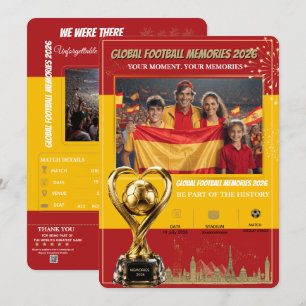Pour Fêtes Annuelles Cartes de souvenirs de football mondial 2026