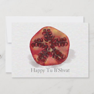 Pour Fêtes Annuelles Cartes de vacances de Tu B'Shvat Grenade à l'aquar