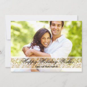 Pour Fêtes Annuelles Cartes de vacances photo - Élégance